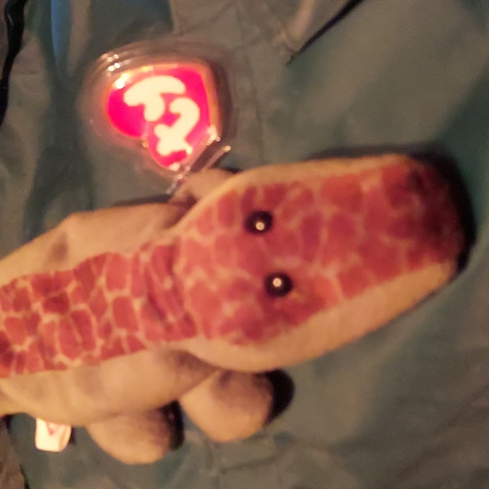 Early 90s. Generation 2 Beanie Baby. Ally The Alligator. Old Hang Tag (No Star)